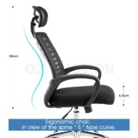 Headrest executive office chair - Image 5