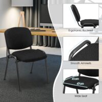 Scatter Armless Stacking Guest Chair - Image 4