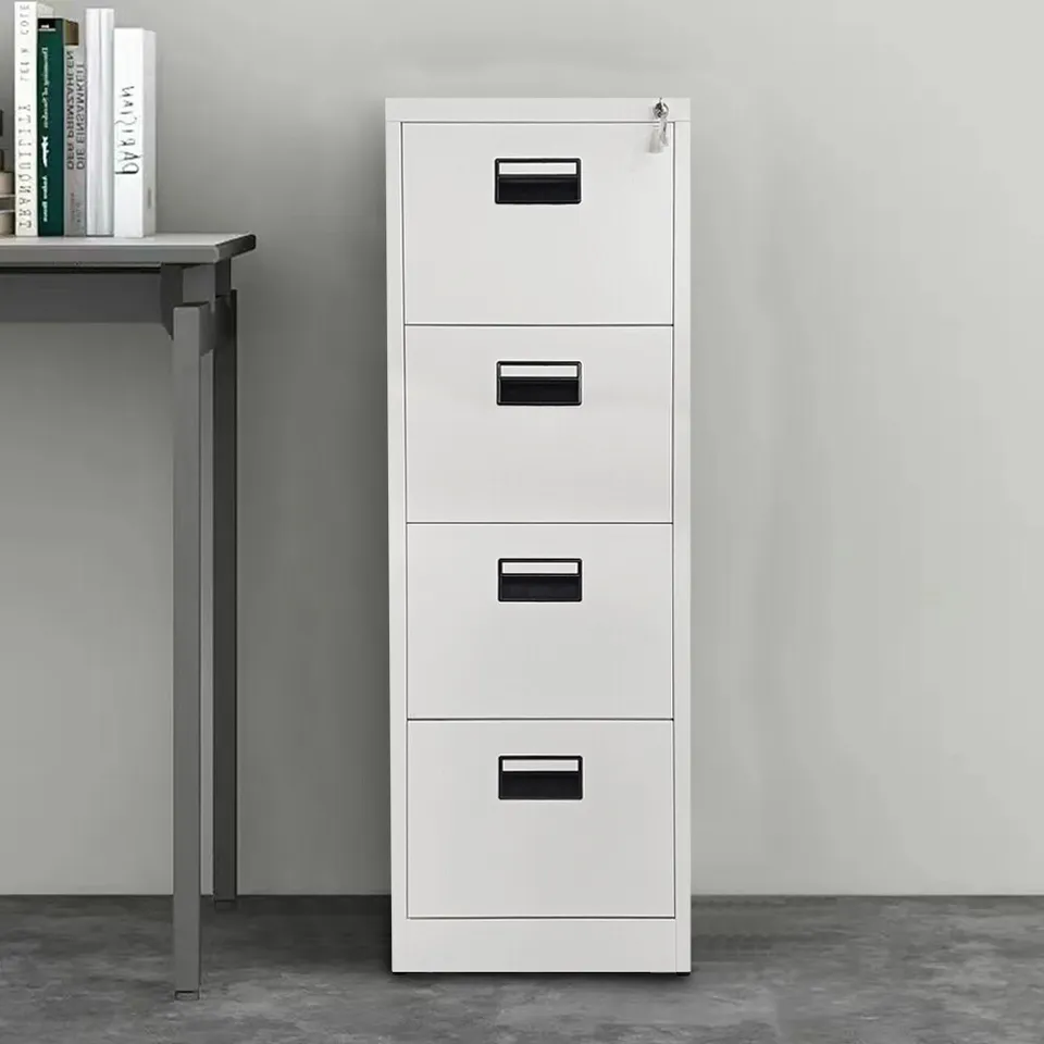 s-l960-24.webp 4-Drawers Metallic Steel Cabinet - Image 1