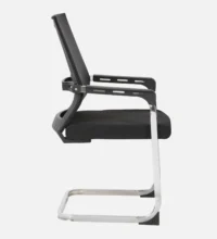 Cantilever mesh office visitor chair - Image 4
