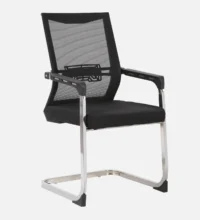 Cantilever mesh office visitor chair - Image 3