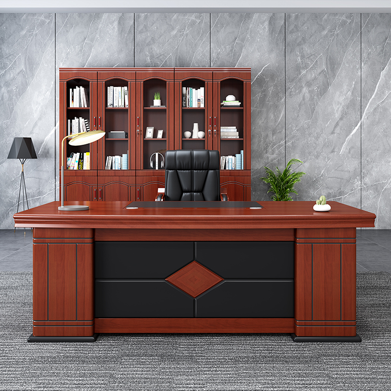 tAfWenCCQYIBBnzppdxaXA-1.jpg Boss Office L-shaped Imported Desk - Image 1