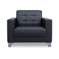 Luxurious 5-seater executive office leather sofa in a modern office setting, offering premium comfort and sophisticated style.