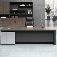 1600mm office executive desk with spacious work surface, built-in storage drawers, and modern ergonomic design.