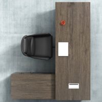 1600mm office executive desk with spacious work surface, built-in storage drawers, and modern ergonomic design.