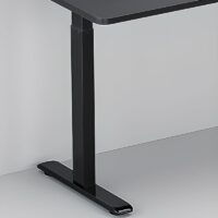 A modern Powered Adjustable Table with a motorized height-adjustment system, sturdy frame, and ergonomic design for a comfortable and productive workspace.