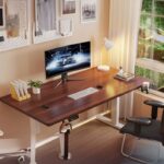 A modern Powered Adjustable Table with a motorized height-adjustment system, sturdy frame, and ergonomic design for a comfortable and productive workspace.