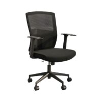 Tilt lock reclining chair with adjustable recline, ergonomic design, and cushioned support for enhanced comfort in work or home settings.