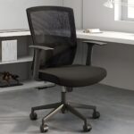 Tilt lock reclining chair with adjustable recline, ergonomic design, and cushioned support for enhanced comfort in work or home settings.