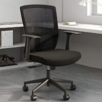 Tilt lock reclining chair with adjustable recline, ergonomic design, and cushioned support for enhanced comfort in work or home settings.