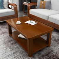 Executive coffee table with a sleek design, durable materials, and built-in storage, ideal for boardrooms, offices, and reception areas.