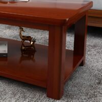 Executive coffee table with a sleek design, durable materials, and built-in storage, ideal for boardrooms, offices, and reception areas.