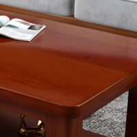 Executive coffee table with a sleek design, durable materials, and built-in storage, ideal for boardrooms, offices, and reception areas.