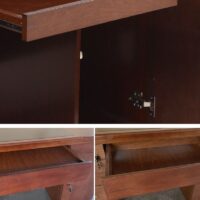 Adjustable office computer desk with a modern design, featuring height-adjustable functionality and a spacious work surface for an ergonomic workspace.