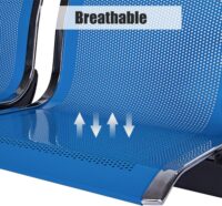 A sleek and durable 3-Seater Waiting Chair with a sturdy metal frame, ergonomic design, and modern finish, ideal for offices, lobbies, and public spaces.