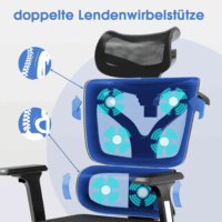 Office Orthopedic Executive Chair with ergonomic lumbar support, adjustable features, and premium cushioning for maximum comfort and productivity.