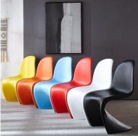 The Vitra Panton Eames Chair with a sleek, ergonomic design, molded construction, and a timeless aesthetic, perfect for modern and classic interiors.