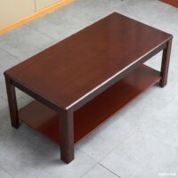 Executive coffee table with a sleek design, durable materials, and built-in storage, ideal for boardrooms, offices, and reception areas.