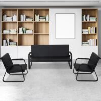 5 Seater Corporate Comfort Sofa with sleek design, high-density foam cushions, and premium leather or fabric upholstery.