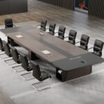 14-16 Seater Office Boardroom Table with a sleek, modern design and spacious surface, perfect for large meetings and conferences.