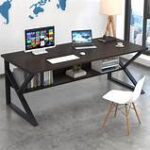 A sleek and durable Modern Engineered Wood Desk with a spacious surface, sturdy frame, and scratch-resistant finish, ideal for home offices and workspaces.