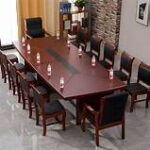 8-10 seater boardroom table with a spacious design, durable materials, and modern functionality for executive meetings and corporate discussions.