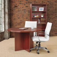 Compact Round Mini Conference Table with a durable design, ideal for offices, co-working spaces, and small meeting rooms.