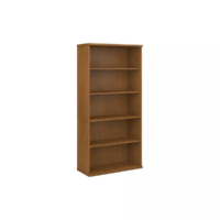 4-shelves vertical book rack with a sleek, space-saving design, perfect for organizing books, décor, and essentials in any home or office.