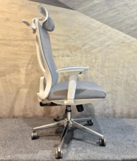 Executive Lumbar Support Chair with ergonomic design, adjustable features, and premium leather or mesh upholstery for comfort.