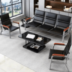 Office Reception Sofa with sleek design, plush cushions, and sturdy frame, perfect for office waiting areas.
