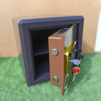 40kg fireproof safe with a sturdy steel build, advanced locking system, and fire-resistant materials for secure storage of valuables and documents.