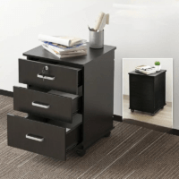High-quality wood filing cabinet with spacious drawers, smooth-glide mechanisms, and a durable, stylish design for home or office use.