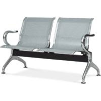 2-seater waiting bench with a sturdy frame, ergonomic design, and comfortable seating for reception areas and public spaces.