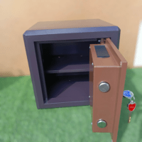 40kg fireproof safe with a sturdy steel build, advanced locking system, and fire-resistant materials for secure storage of valuables and documents.