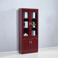 2-Door Wooden Cabinet with a sturdy frame, adjustable shelves, and a sleek design for stylish and functional storage.