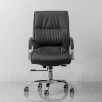 High back leather office chair with ergonomic design, adjustable features, and premium cushioning for maximum comfort and support.