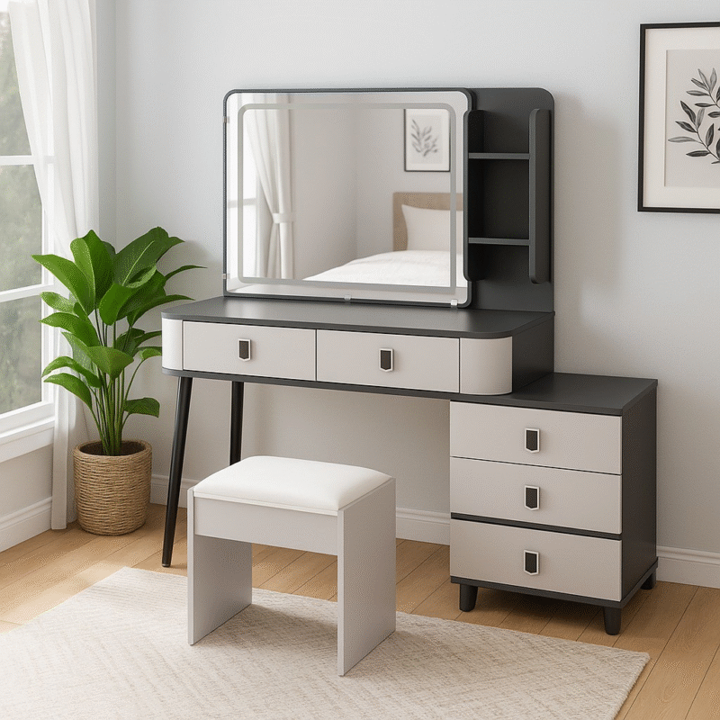 modern vanity, dressing table, makeup table, minimalist vanity, contemporary vanity, sleek design, elegant dressing table, wooden vanity, white dressing table, black vanity, gold accents, modern makeup station, mirror table, LED mirror, storage vanity, drawers, compact vanity, luxury vanity, glam vanity, bedroom furniture, bathroom vanity, stylish vanity, chic table, modern decor, functional furniture, home decor, vanity with stool, space-saving vanity, beauty station, elegant table, modern interior, makeup mirror, vanity drawers, compact design, glossy finish, matte finish, modern elegance, minimalist table, makeup setup, cosmetic table, modern design, built-in mirror, vanity with lights, white gloss finish, rustic vanity, nordic vanity, space-efficient, contemporary style, Scandinavian vanity, black matte vanity, makeup organizer, adjustable mirror, full mirror, vanity set, feminine furniture, modern glamour, clean lines, neutral palette, marble top, vanity essentials, home styling, beauty corner, modern home, floating vanity, wooden finish, painted wood, modern texture, high-end vanity, silver handles, elegant frame, custom vanity, boutique style, functional elegance, makeup essentials, stylish setup, urban home, modern chic, modern classic, versatile vanity, vanity with shelves, decorative table, lighted vanity, Hollywood mirror, fashion furniture, sleek vanity, brushed metal, mirror included, drawer storage, acrylic knobs, sophisticated vanity, modern room, clean aesthetics, vanity decor, tabletop organization, makeup brush holder, jewelry drawer, modern furnishings, vanity table design, vanity top, luxury makeup table, slim vanity, vanity with compartments, trendy vanity, organized space, feminine touch, elegant workspace, small space solution, contemporary furniture, trendy furniture, glam room, stylish bedroom, vanity goals, elegant setup, mirror furniture, compact makeup table, urban style, gold trim, neutral tones, vanity inspiration, glossy surface, petite vanity, slim design, accent furniture, modern minimalist, modern materials, functional vanity, dressing unit, light wood, modern craftsmanship, room centerpiece, glass top vanity, multifunctional furniture, organized vanity, soft-close drawers, floating design, modular vanity, small bedroom vanity, decorative vanity, vanity for teens, feminine vanity, makeup drawer, mirror lighting, vanity ambiance, contemporary home, modern shapes, soft design, subtle color, polished finish, corner vanity, curved edges, wooden drawers, drawer dividers, soft lighting, stylish mirrors, custom drawers, hardware finish, luxe design, modern innovation, dressing table inspiration, compact bedroom furniture, stylish makeup area, clean vanity, elegant drawers, room decor, designer furniture, tasteful design, harmonious style, seamless vanity, coordinated design, fashion table, custom-made vanity, tailored vanity, mirror frame, beauty table, bedroom accent, custom lighting, neutral makeup vanity, timeless furniture, modern textures, innovative vanity, smart storage, home beauty station, practical vanity, modern silhouette, small vanity desk, built-in storage, wood and metal, acrylic vanity, under mirror lighting, space-conscious design, fashion-forward vanity, designer vanity, wall-mounted vanity, vanity zone, neutral decor, plush stool, elegant finish, white and gold vanity, soft palette, cozy corner, seamless finish, vanity lighting, multi-drawer vanity, aesthetic setup, mirrored furniture, tasteful decor, minimalist makeup table, designer piece, bold accents, neutral setting, contemporary vibe, everyday luxury, cozy vanity corner, efficient design, bold vanity, curated space, stylish storage, glam setup, functional beauty, personal vanity, vanity nook, space maximizer, mood lighting, classy setup, streamlined design, organized desk, smart vanity, professional vanity, graceful design, clean workspace, harmonious decor, modern touch, mirror with lights, dressing mirror, feminine space, vanity layout, room elegance, curated vanity, personal space, classic design, sophisticated setup, home beauty corner, classic vanity style, tranquil decor, smart elegance, streamlined style, small space furniture, luxe bedroom, day-to-night vanity, decorative accents, modern hardware, neutral elegance, stylish essentials, vanity area, chic dressing station, cozy elegance, space design, sleek functionality, thoughtful layout, mirror features, vanity station ideas, mood-enhancing, crafted furniture, bespoke vanity, custom finish, compact and elegant, decorative drawers, urban elegance, glamorous vibe, rich textures, creative vanity design, feminine desk, versatile style, home luxury, room aesthetics, decor-focused design, dressing area, elegant furniture piece, all-in-one vanity, decorative handles, sleek lines, fine furniture, contemporary mood, luxurious touch, urban chic, well-lit vanity, chic corner, designer accents, modern glam, luxe finish, beauty routine setup, tranquil vanity, functional setup, modernized design, soft textures, fashion-inspired vanity, deluxe finish, dressing table ideas, aesthetic inspiration, custom decor, vanity mirror set, neat design, makeup-friendly, soft glam, muted tones, crafted vanity, plush materials, gold hardware, cozy furnishings, elegant shapes, modern harmony, trendy organization, vanity beauty area, beauty mirror setup, vanity and chair, mirror unit, design-forward, petite setup, classic glam, minimalist beauty station, multipurpose table, refined materials, neat aesthetics, interior detail, modern organization, aesthetic drawer layout, modern mirror table, designer touches, soft ambiance, minimalist lighting, luxury vanity set, serene atmosphere, practical makeup station, innovative furniture, space-saver furniture, elegant display, beauty organization, posh vanity, accent vanity table, glam furniture, beauty furniture, curated interior, thoughtful furniture, beauty table design, contemporary makeup table, fine finishes, home style, tasteful lighting, soft seating, timeless elegance, drawer organization, vanity seat, efficient layout, sleek surface, seamless drawer, integrated mirror, glam appeal, stylish accents, luxurious functionality, neutral space, designer space, timeless appeal, elegant makeup area, soft furnishing, modular storage, aesthetic lighting, bedroom organization, serene vanity, modern seating, charming setup, coordinated storage, space-enhancing, boutique vanity, premium setup, aesthetic flow, designer layout, harmonious aesthetics, everyday chic, vanity charm, glam desk, smart design, organized beauty, sleek desk, bedroom chic, functional beauty station, decorative mirror table, vanity stool, beauty station design, effortless elegance, modern artistry, elegant aesthetics, refined look, polished furniture, interior chic, clutter-free vanity, soft gold accents, trendy surface, high-functionality, light-focused, beauty drawer, room-friendly vanity, petite elegance, luxe vibe, vanity zone design, multi-functional design, design-driven furniture, curated drawer setup, stylish utility, home chic, timeless vanity, chic mirror table, vanity decor idea, modern bedroom accent, efficient storage, fashion-inspired furniture, aesthetic bedroom, glam beauty table, vanity charm, refined storage, elegant presence, contemporary makeup area.