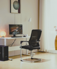 Modern Mesh Visitor Office Chair - Image 8