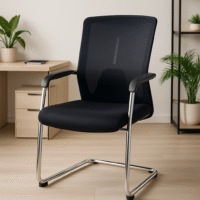 Modern Mesh Visitor Office Chair - Image 5