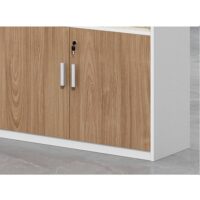 2 Door Office Wooden Credenza - Image 4