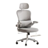 Black High Back Office Chair with Headrest - Image 13