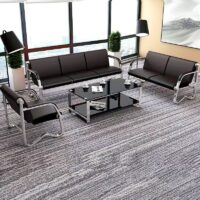 5-Seater executive Leather Sofa Office Reception - Image 2