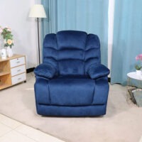 Velvet Single Reclining Soft Sofa