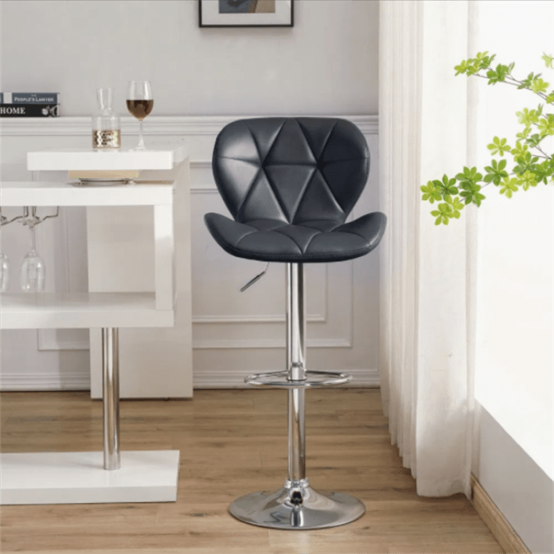 Home bar stool, adjustable bar stool, kitchen bar chair, modern bar stool, leather bar stool, swivel bar stool